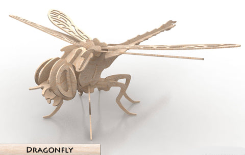 3D Puzzle, Insect Collection - Dragonfly