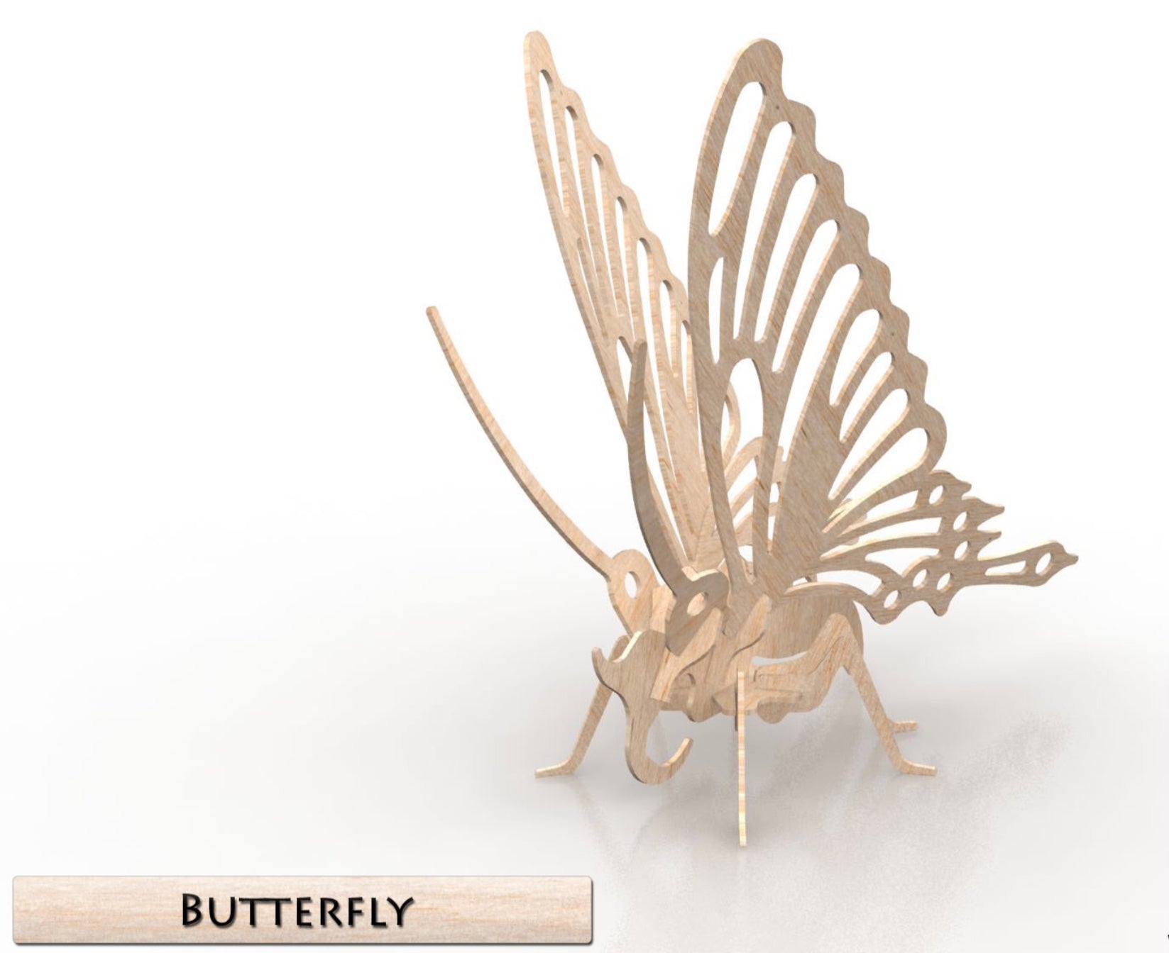 3D Puzzle- Insect Collection: Butterfly