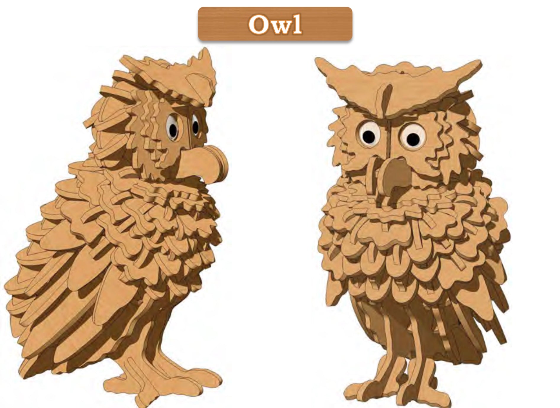 3D Puzzle- Owl