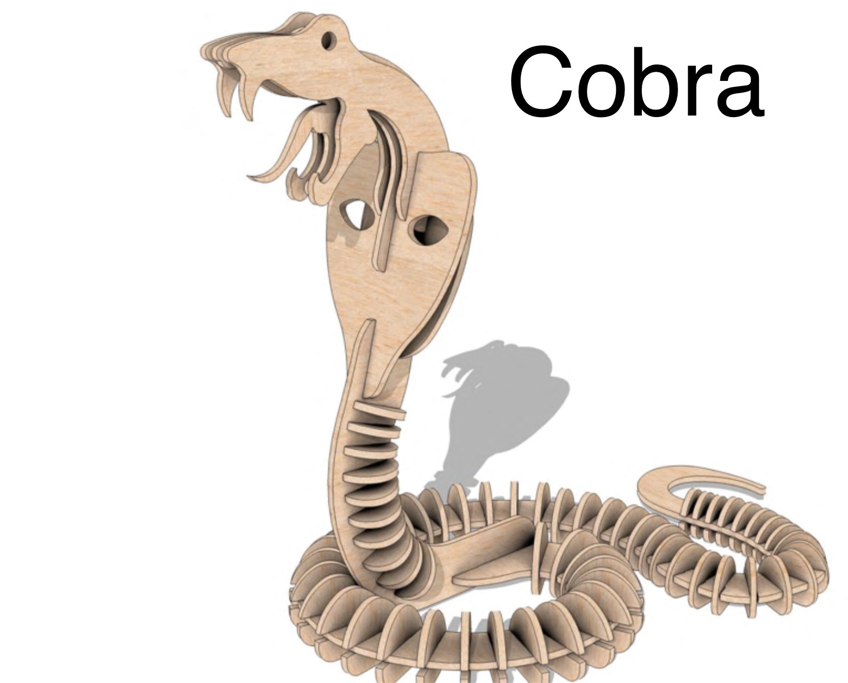 3D Puzzle- Cobra