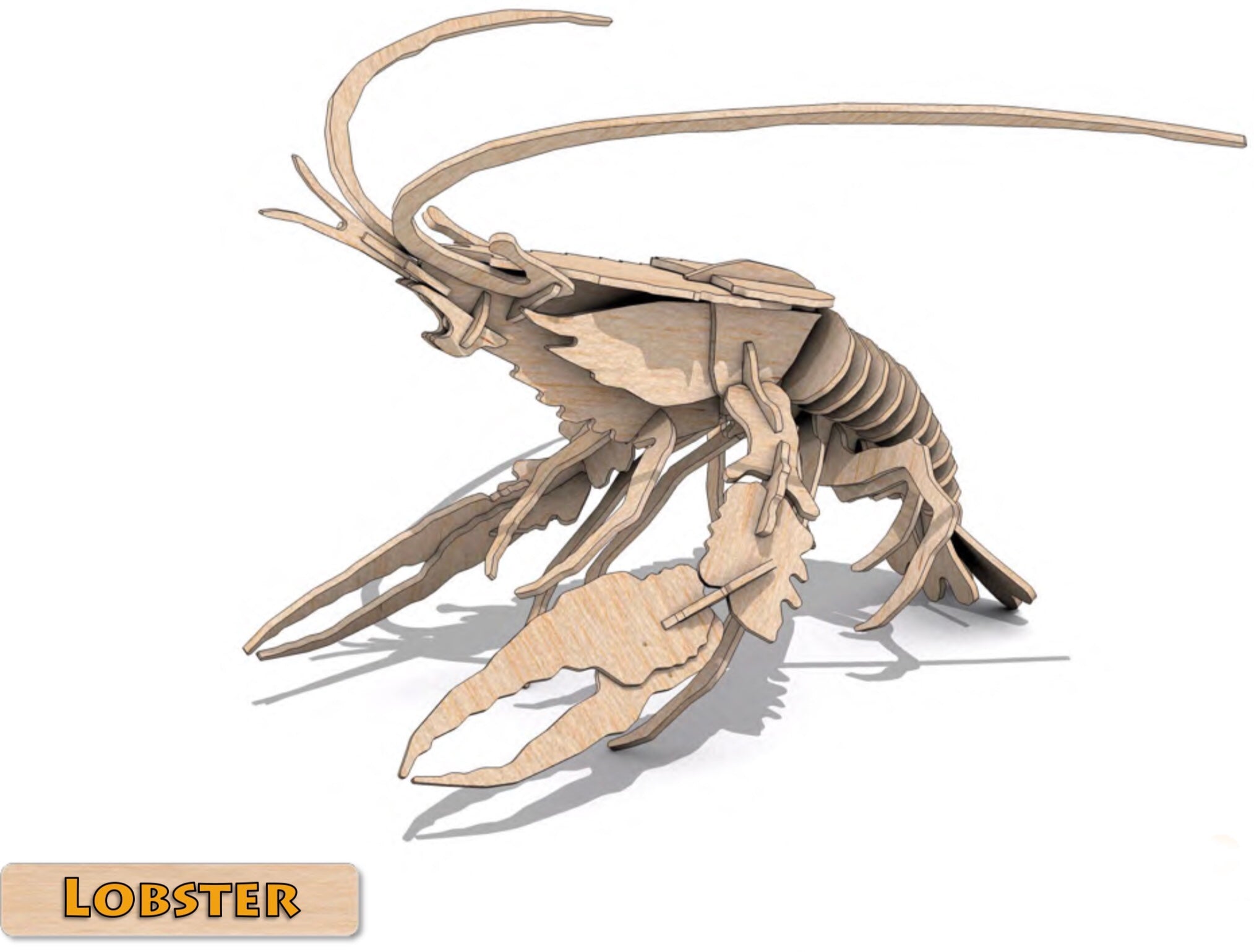 3D Puzzle- Lobster
