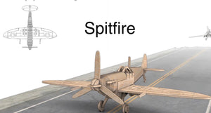 3D Puzzle, Vehicle Collection - Spitfire