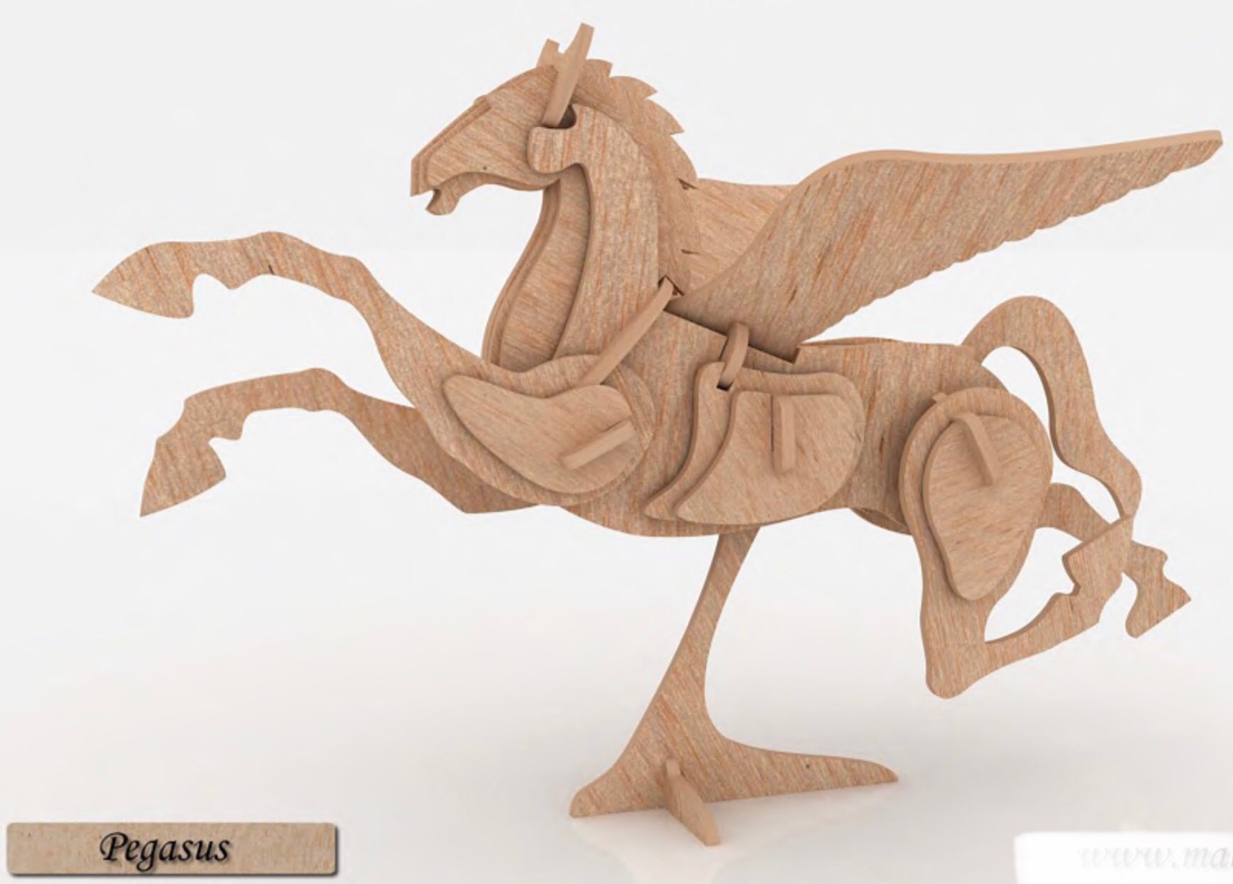 3D Puzzle- Pegasus